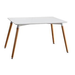 Kondela Jedálenský stôl biela/buk 120x70 cm DIDIER 4 NEW, značky Kondela