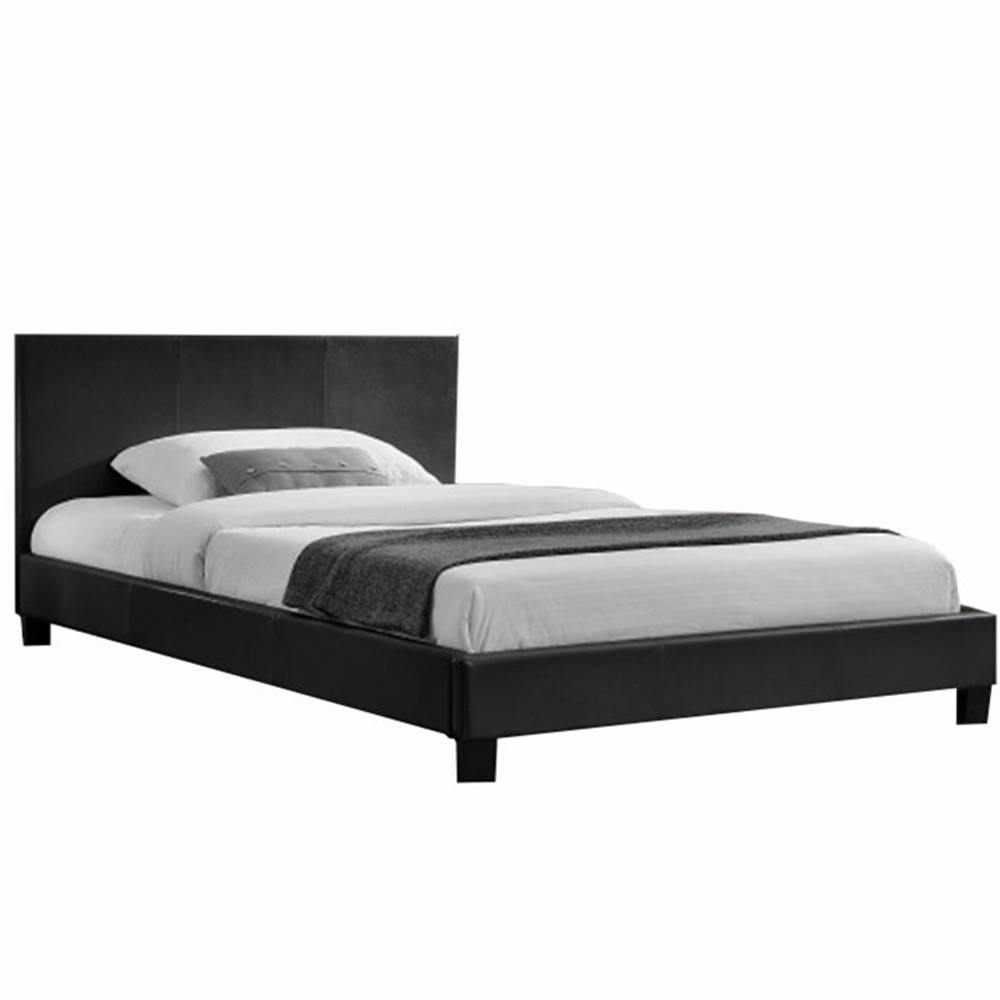 Kondela Manželská posteľ čierna 180x200 NADIRA, značky Kondela