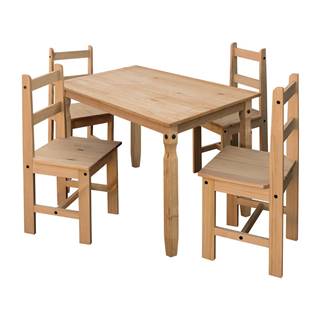 IDEA Nábytok Jedálenský stôl 16116 + 4 stoličky 1627 CORONA 2, značky IDEA Nábytok