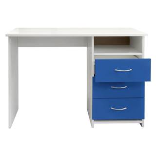 IDEA Nábytok Písací stôl 44 modrá/biela, značky IDEA Nábytok