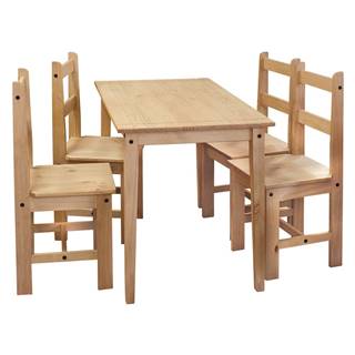 IDEA Nábytok Stôl + 4 stoličky CORONA 2 vosk 161611, značky IDEA Nábytok