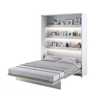 Dig-net nábytok Sklápacia posteľ BED CONCEPT BC-12p | biely lesk 160 x 200 cm
