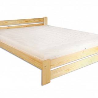 Drewmax  Manželská posteľ - masív LK118 / 140 cm borovica, značky Drewmax