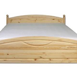 Drewmax Manželská posteľ - masív LK103 | 200cm borovica, značky Drewmax