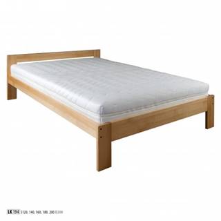 Drewmax  Manželská posteľ - masív LK194 | 180 cm buk, značky Drewmax
