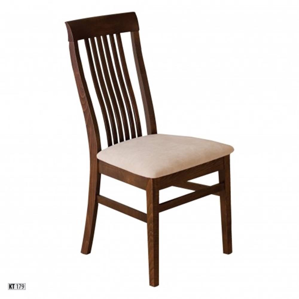 Drewmax  Jedálenská stolička - masív KT179 | buk / koža, značky Drewmax