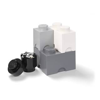 LEGO® Set 4 plastových úložných škatúľ , 25 x 25 x 33 cm, značky LEGO®
