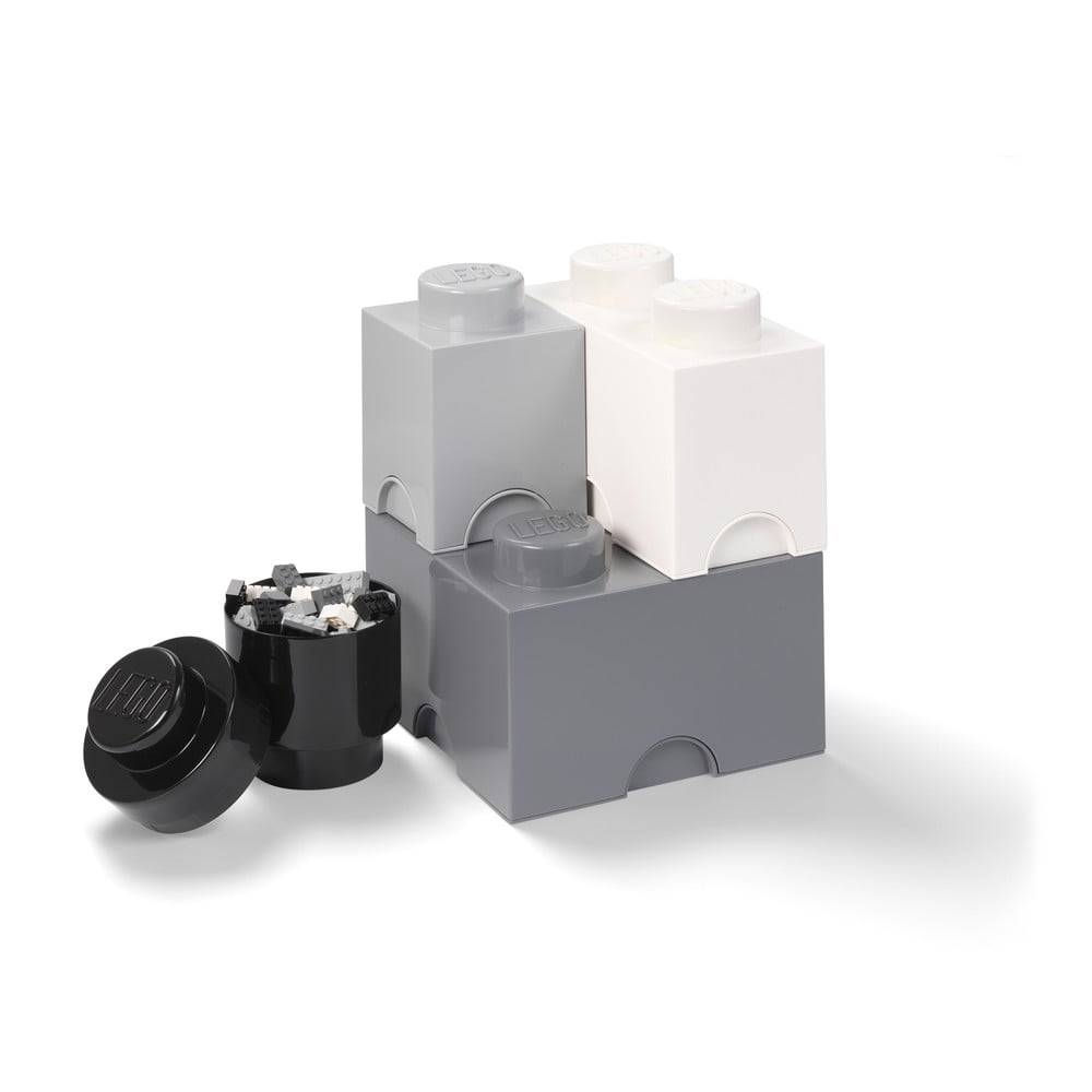 LEGO® Set 4 plastových úložných škatúľ , 25 x 25 x 33 cm, značky LEGO®