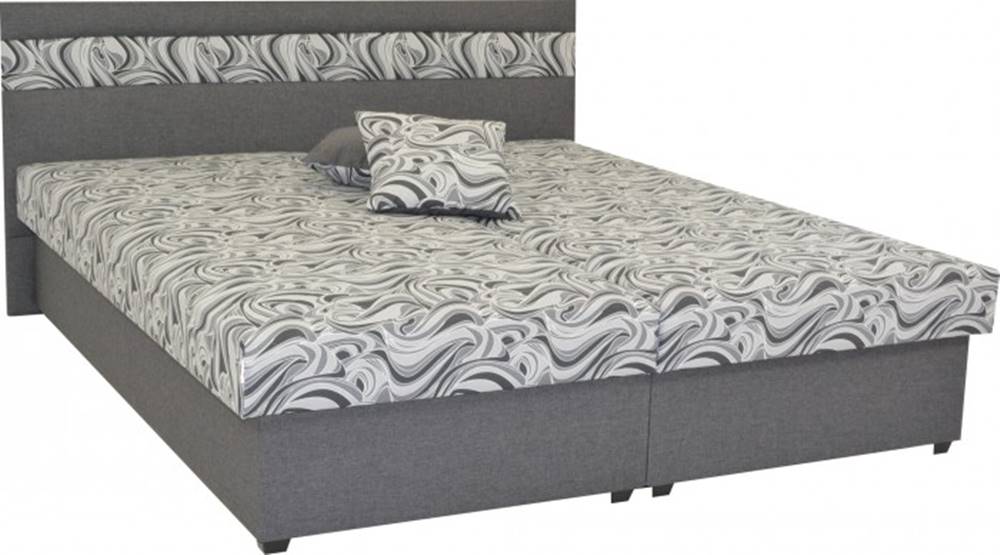 OKAY nábytok Čalúnená posteľ Mexico 180x200, šedá, vrátane úp, značky OKAY nábytok