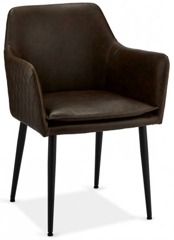 OKAY nábytok Jedálenská stolička Monda tmavo hnedá, čierna, značky OKAY nábytok