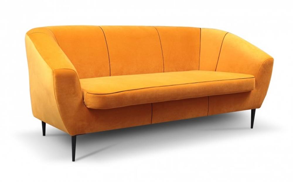 OKAY nábytok Trojsedačka Ladon oranžová, značky OKAY nábytok