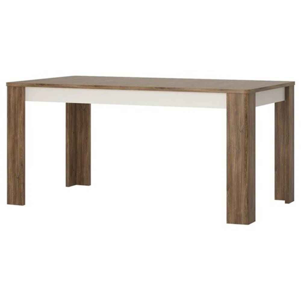 Sconto Stôl TOLEDO biela/dub stirling, značky Sconto
