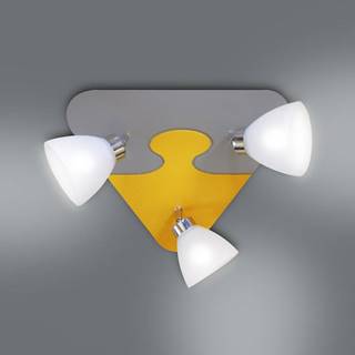 MERKURY MARKET Lampa puzzle K3P-8 žltá/šedá PL3, značky MERKURY MARKET