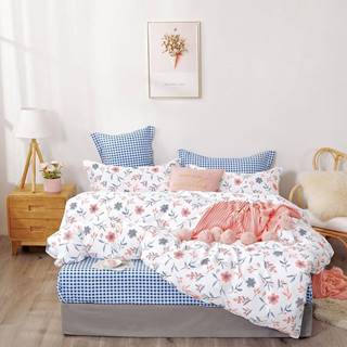 Bavlnená saténová posteľná bielizeň ALBS-01200B 160x200