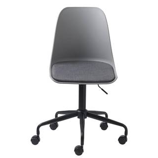 Unique Furniture Sivá kancelárska stolička , značky Unique Furniture