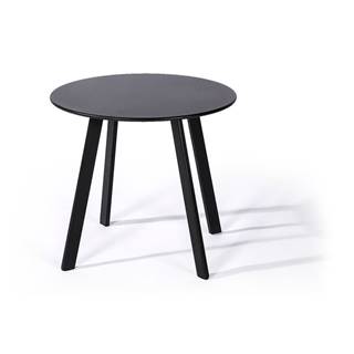 Le Bonom Čierny záhradný stôl  Full Steel, ø 50 cm, značky Le Bonom