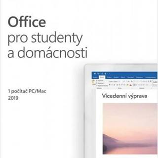 Microsoft  Office 2019 pre študentov a domácnosti CZ, značky Microsoft