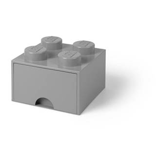 LEGO® Sivý úložný box štvorec , značky LEGO®