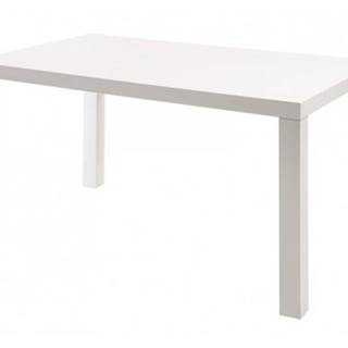 ASKO - NÁBYTOK Jedálenský stôl Leo, 140x80 cm, biely lesk, značky ASKO - NÁBYTOK