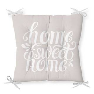 Sedák s prímesou bavlny Minimalist Cushion Covers Home Sweet Home, 36 x 36 cm