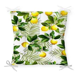 Minimalist Cushion Covers Sedák s prímesou bavlny  Lemon Tree, 40 x 40 cm, značky Minimalist Cushion Covers