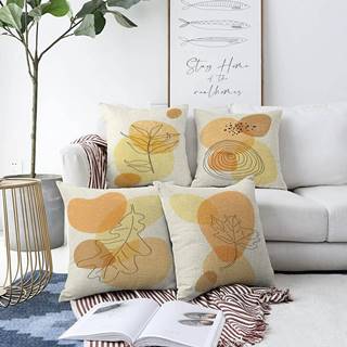 Minimalist Cushion Covers Súprava 4 obliečok na vankúše  Sunset Colours, 55 x 55 cm, značky Minimalist Cushion Covers
