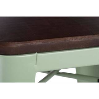 ArtD Barová stolička Paris 75cm Drevená-Sosna orech zelená