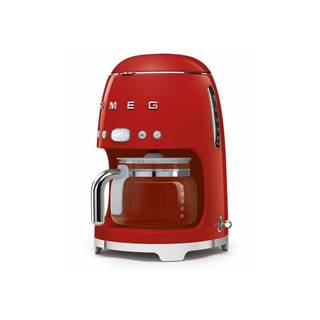 Červený kávovar na filtrovanú kávu SMEG 50&