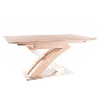 Jedálenský stôl dub sonoma/oceľ BONET rozbalený tovar