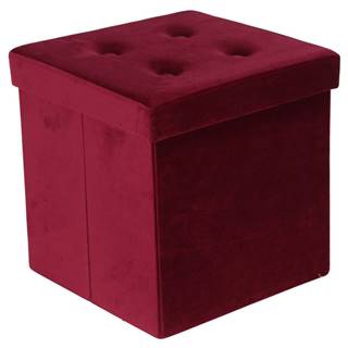 Carryhome SEDACÍ BOX, textil, kompozitné drevo, 38/38/38 cm