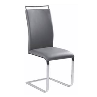 Kondela Jedálenská stolička sivá ekokoža BARNA NEW poškodený tovar, značky Kondela