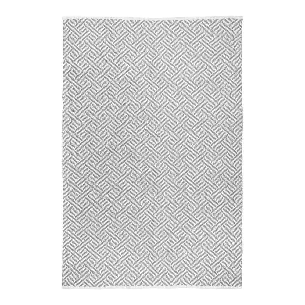 House Nordic Sivo-biely koberec HoNordic Mataro, 140 x 200 cm, značky House Nordic