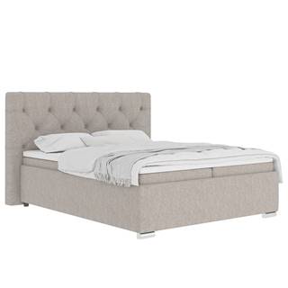 Kondela Boxspringová posteľ 160x200 sivohnedná Taupe MORINA, značky Kondela