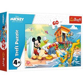 Trefl TREFL Mickey Mona pláži 60 dielov puzzle, značky Trefl
