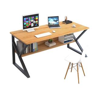 Písací stôl s policou buk/čierna TARCAL 80