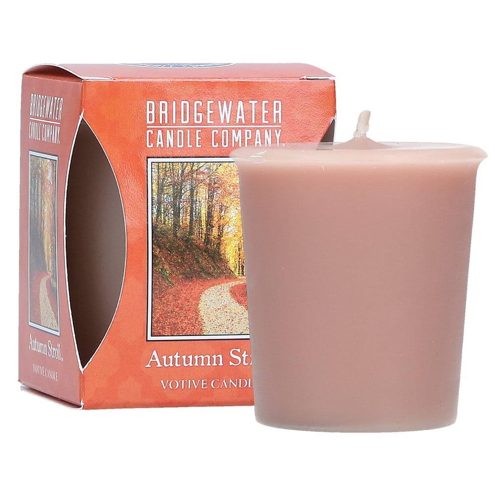 Bridgewater Candle Company Votívna sviečka  Jesenná prechádzka, doba horenia 15 hodín, značky Bridgewater Candle Company