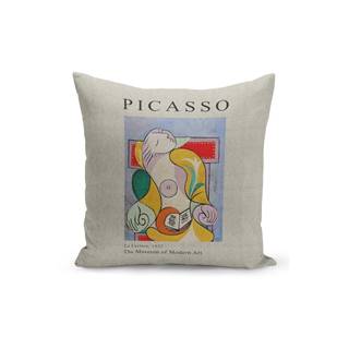 Vankúš s výplňou Kate Louise Picasso Read, 43 x 43 cm