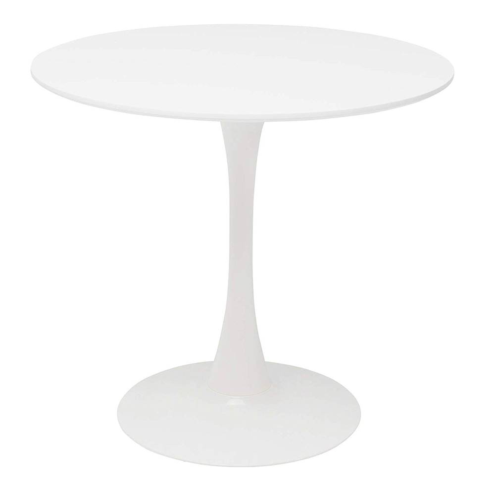 Kondela KONDELA Jedálenský stôl, okrúhly, biela matná, priemer 80 cm, REVENTON, značky Kondela