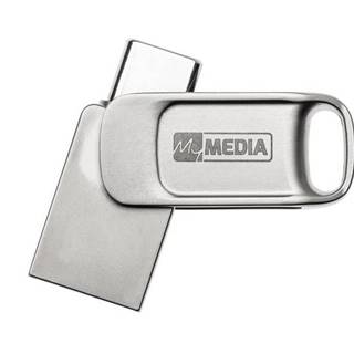 MYMEDIA  32GB USB FLASH 2.0 MYDUAL STRIEBORNY, USB-C/USB-A, značky MYMEDIA