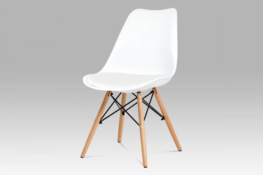 AUTRONIC  CT-741 WT jedálenská stolička, plast biely, buk, značky AUTRONIC