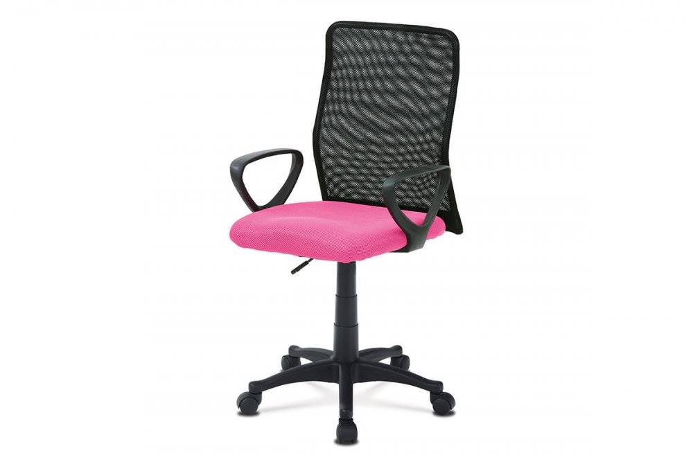 AUTRONIC  KA-B047 PINK kancelárska stolička, látka MESH rúžová / čierna, plyn.piest, značky AUTRONIC