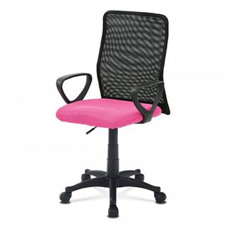 AUTRONIC  KA-B047 PINK kancelárska stolička, látka MESH rúžová / čierna, plyn.piest, značky AUTRONIC