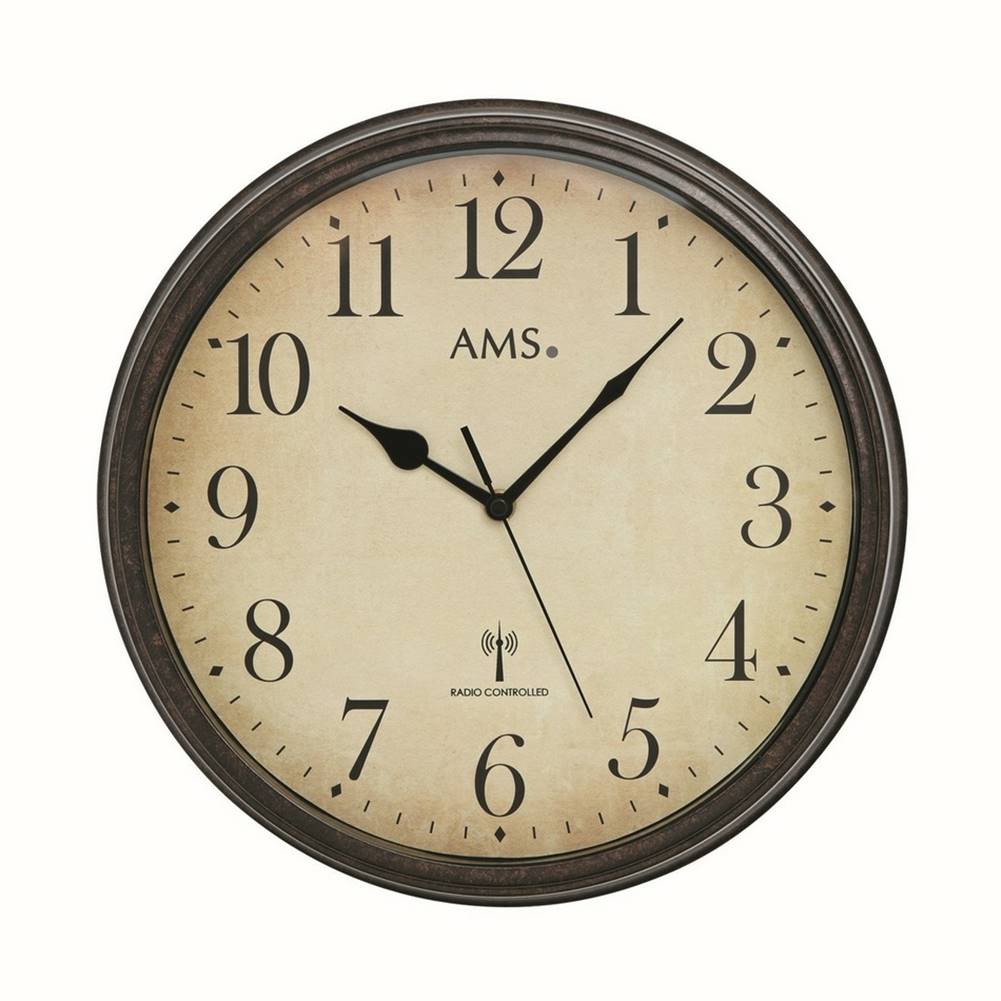 AMS  5962 nástenné hodiny, značky AMS