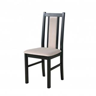 Jedálenská stolička BOLS 14 čierna/béžová