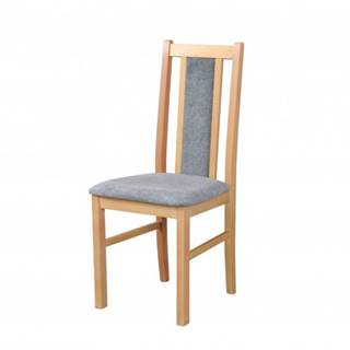 Jedálenská stolička BOLS 14 dub grandson/sivá