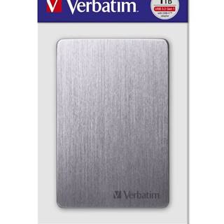 Verbatim HDD 2.5" 1TB USB 3.2/USB-C Gen 1 ALU Slim šedý, externí disk Store ‘n’ Go , značky Verbatim