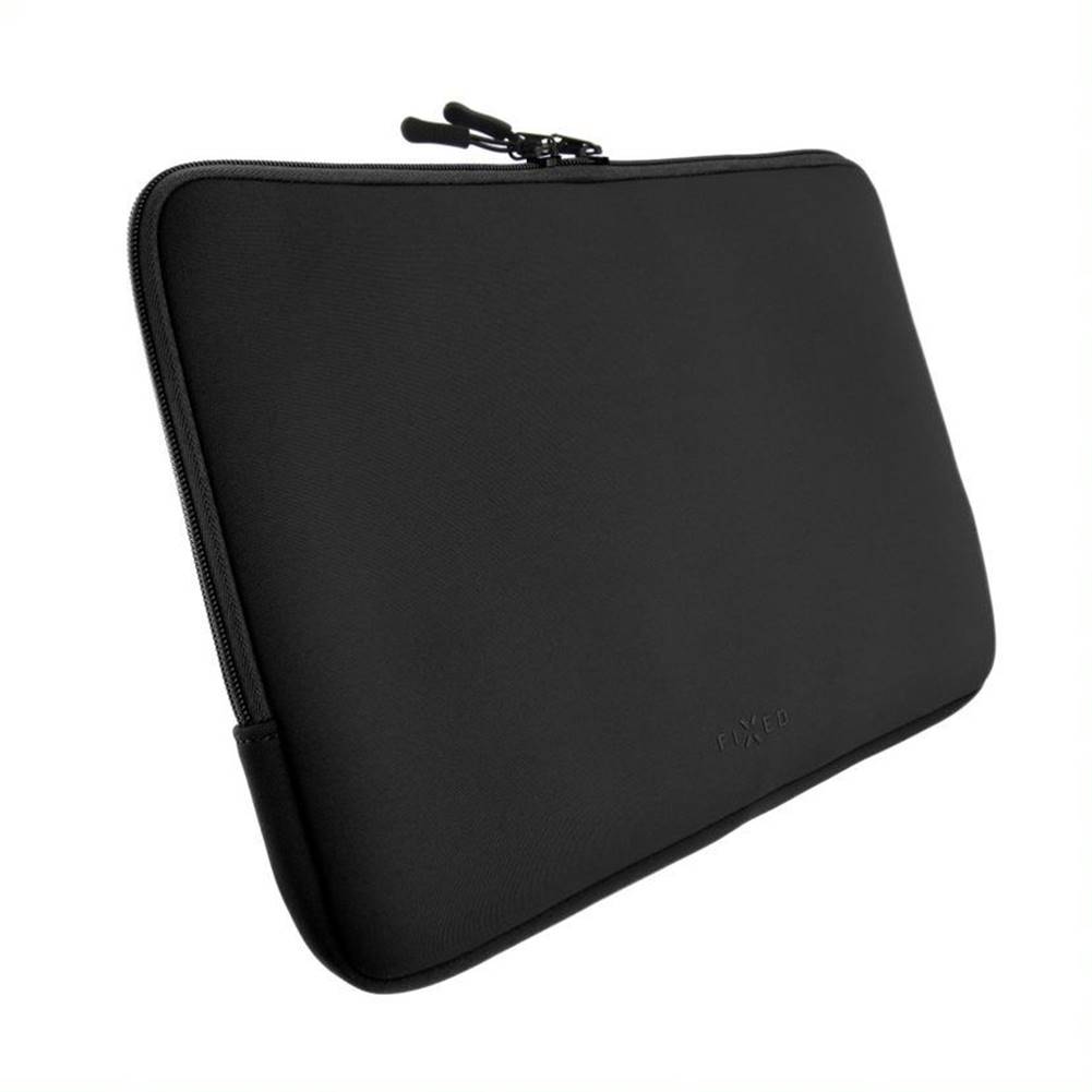 FIXED Neoprenové pouzdro  Sleeve pro notebooky o úhlopříčce do 15,6", černé, značky FIXED