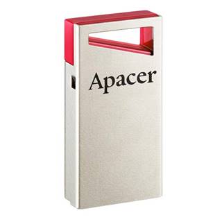 APACER Apacer USB flash disk, USB 2.0, 64GB, AH112, strieborný, AP64GAH112R-1, USB A, s pútkom, značky APACER