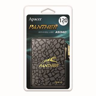 APACER Interný disk SSD Apacer 2.5", SATA III, 120GB, GB, AS340, AP120GAS340G-1, 550 MB/s-R, 500 MB/s-W,Panther, značky APACER