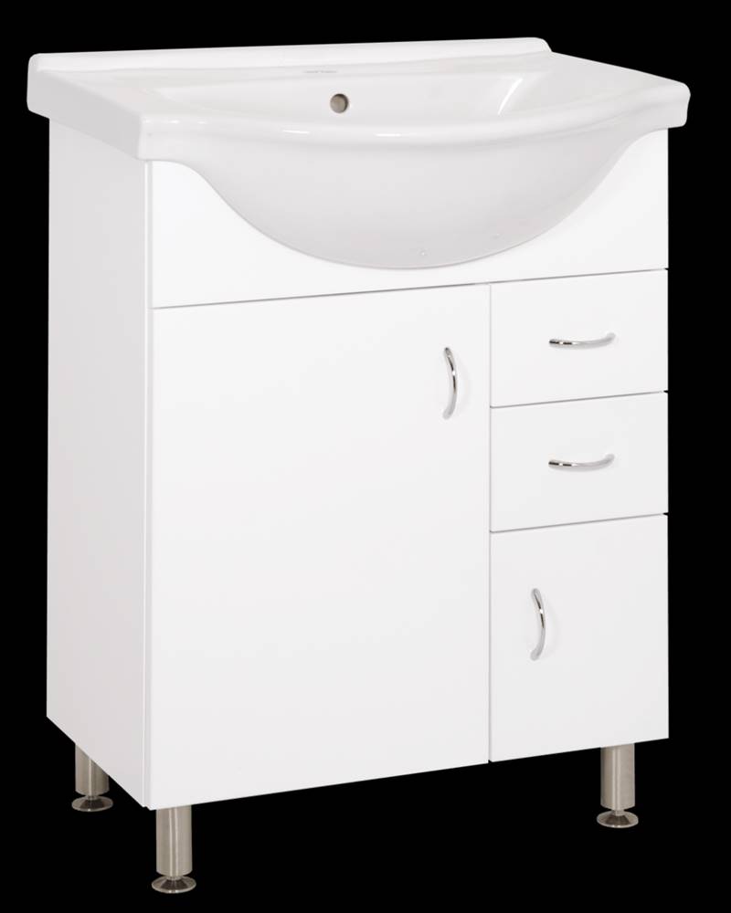 Keramia Kúpeľňová skrinka s umývadlom  Pro 60x50 cm biela PRO60DV, značky Keramia